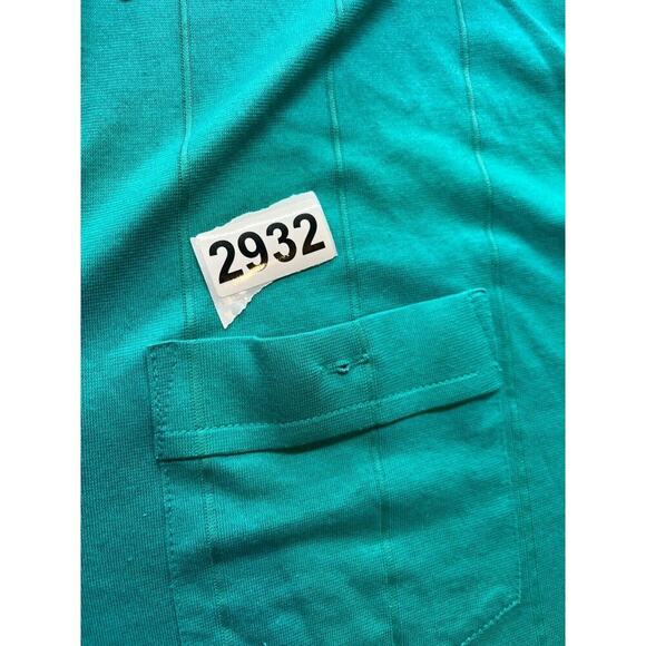 Palmland Classic 2 Pocket Solid Polo Shirt Size Blue‎ Medium-XLT - Picture 6 of 6